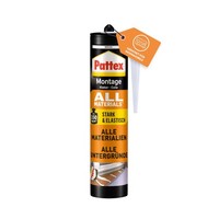 Pattex Montagekleber All Materials Baukleber Innen AußEn Stark 450G Weiß