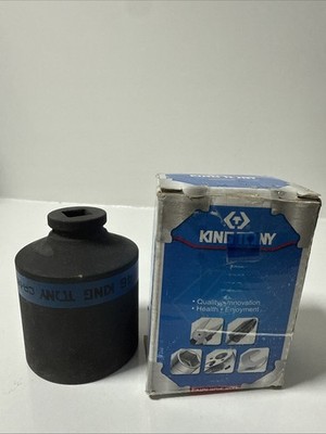 KING TONY No 443546M Point Drive Deep Impact Socket, 46mm, 1/2-inch, Black