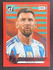 Lionel Messi 2024-25 Panini Donruss FIFA Pitch Kings Red #10
