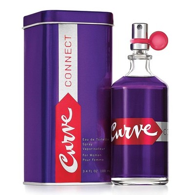 Curve Connect by Liz Claiborne Eau De Toilette Spray for Women 3.4oz