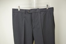 Prada 100% Cotton Navy Blue Dress Pants Sz 48 NEW