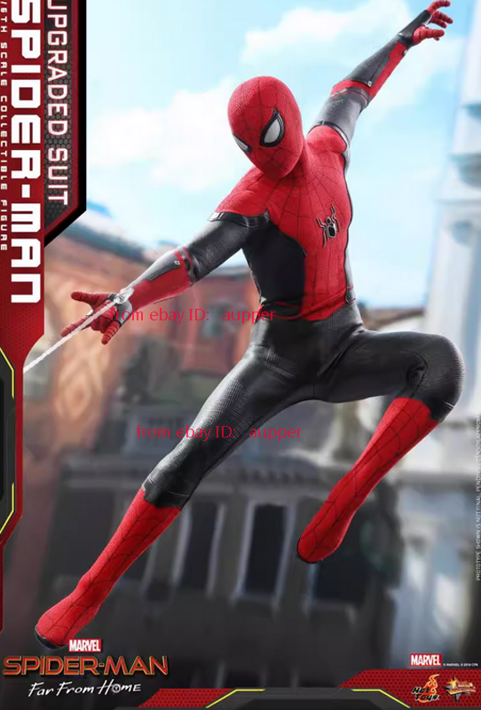 Hottoys Ht 1/6 Mms542 Spider-Man Red And Black Battle Ver. Action