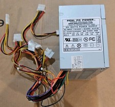 ATX Computer Real PC SWITCHING POWER SUPPLY 110-220V 450W Watts 450 3 SPEED FAN