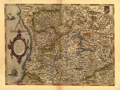 Large A1 Size Italy Milan Genoa Parma Lake Como Bergamo Old Italia Italian Map