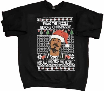 Snoop Dogg Xmas Sweater Snoop Dog Ugly Christmas Sweater Medium