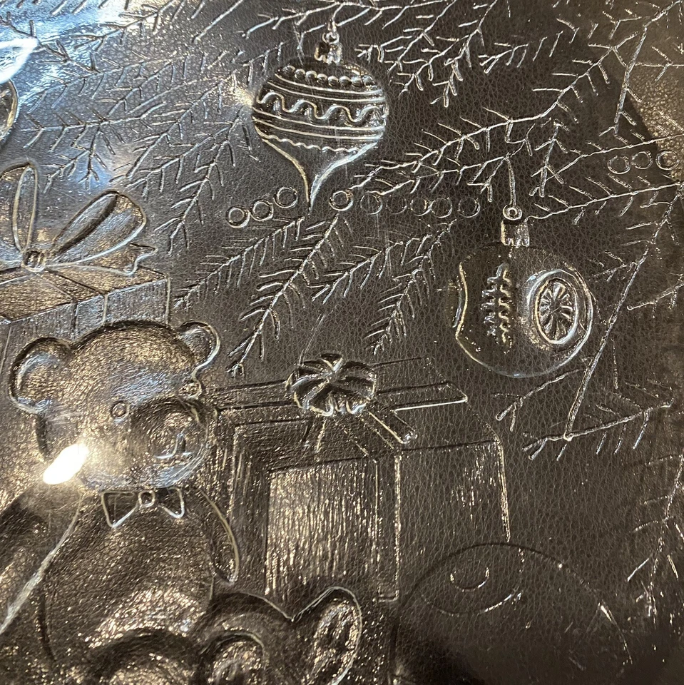 Christmas Teddy Bear Party  Platter, 12 3/4" Celebrate Baby’s 1st Christmas  - Image 4 of 4