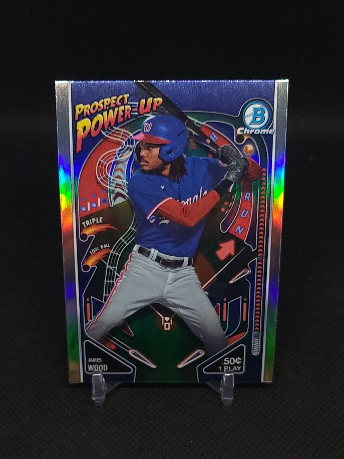2024 Bowman James Wood Prospect Power-Up Insert #PP-14