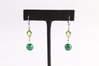 Ross Simons Green Beaded Drop Dangle Earrings Ross Simons Green Beaded Drop Dangle Earrings