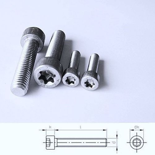 Zylinderschrauben DIN 14579 TX Edelstahl VA M2 M2,5 M3 M4 M5 M6 M8 M10 304cA214 - Bild 1 von 1