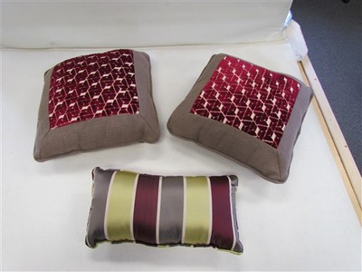MERIDIAN (2012) MASTER STATE ROOM PILLOW SET (3) MARINE BOAT