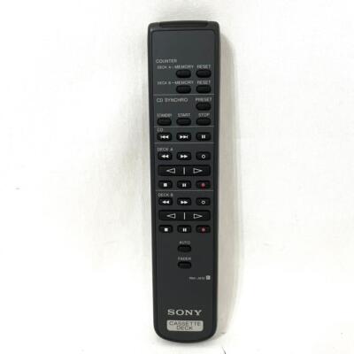 [保証あり]SONY オーディオリモコン RM-J910 SONY RM-J910 Remote control (Cassette deck Tested Working) | eBay