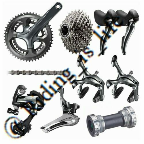 NUOVO Shimano Tiagra 4700 2X10 velocità su strada gruppo  52-36T/172.5MM/CS-500-10 34T | eBay