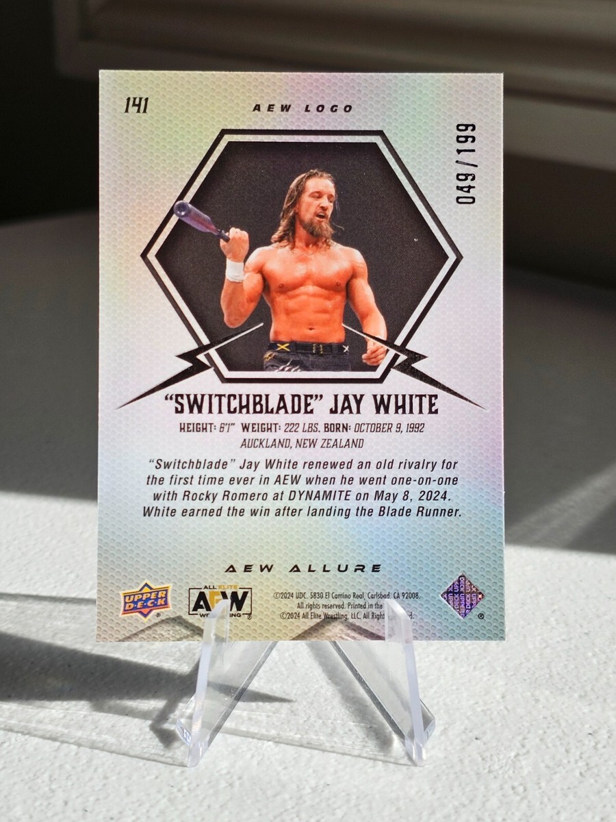 スポーツ選手 All Elite Wrestling AEW Allure 2024 Upper Deck All Elite Wrestling AEW Allure Hobby Box