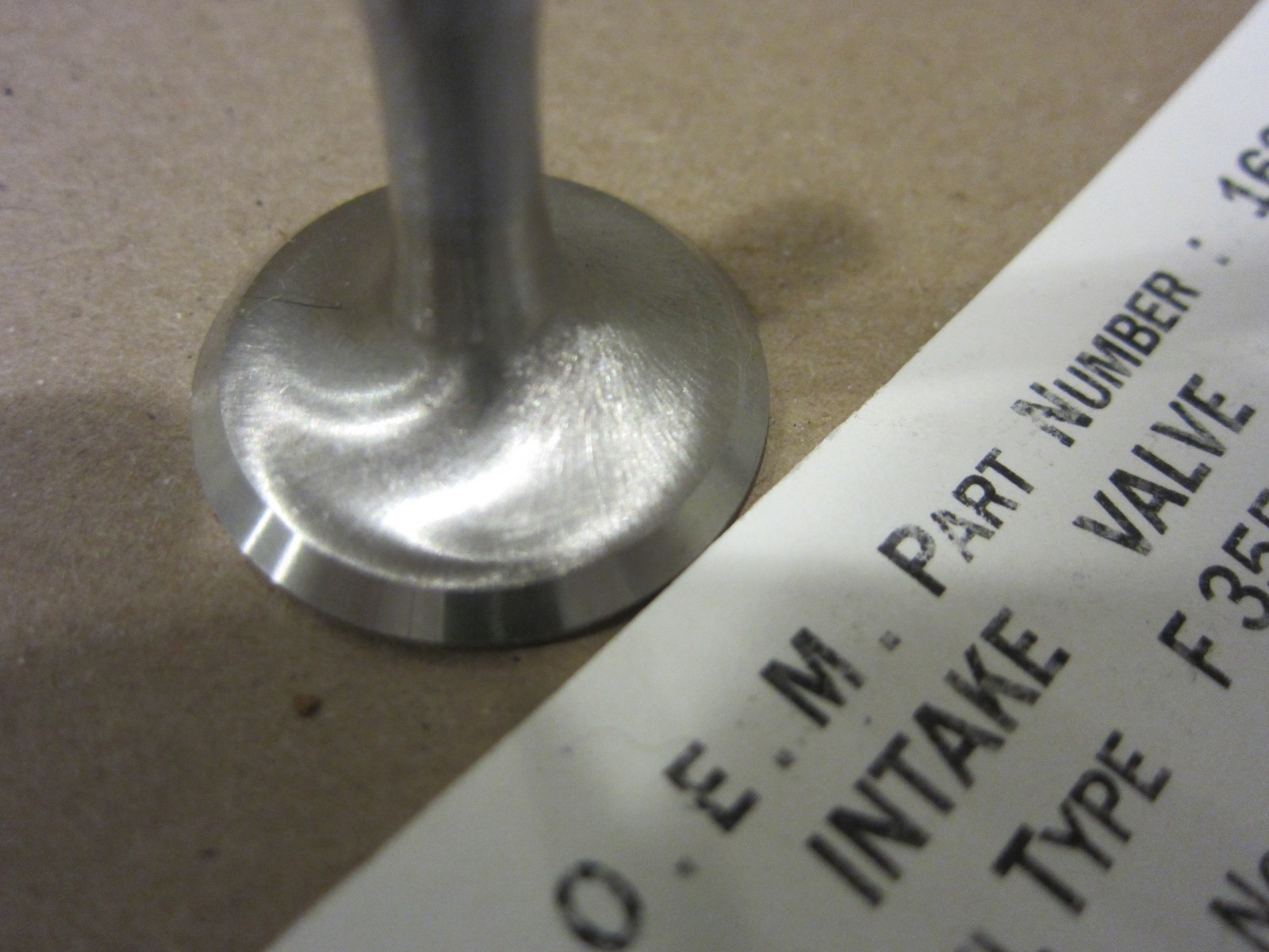 Ferrari 355 - Intake Valve  (NEW) Part# 160921