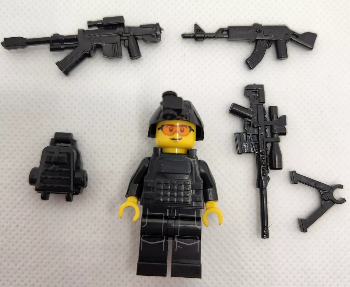 Custom Police SWAT Team made with Real LEGO® Minifigures