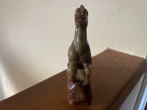 Beautiful Vintage Chinese Soapstone Carved Horse - Picture 4 of 8