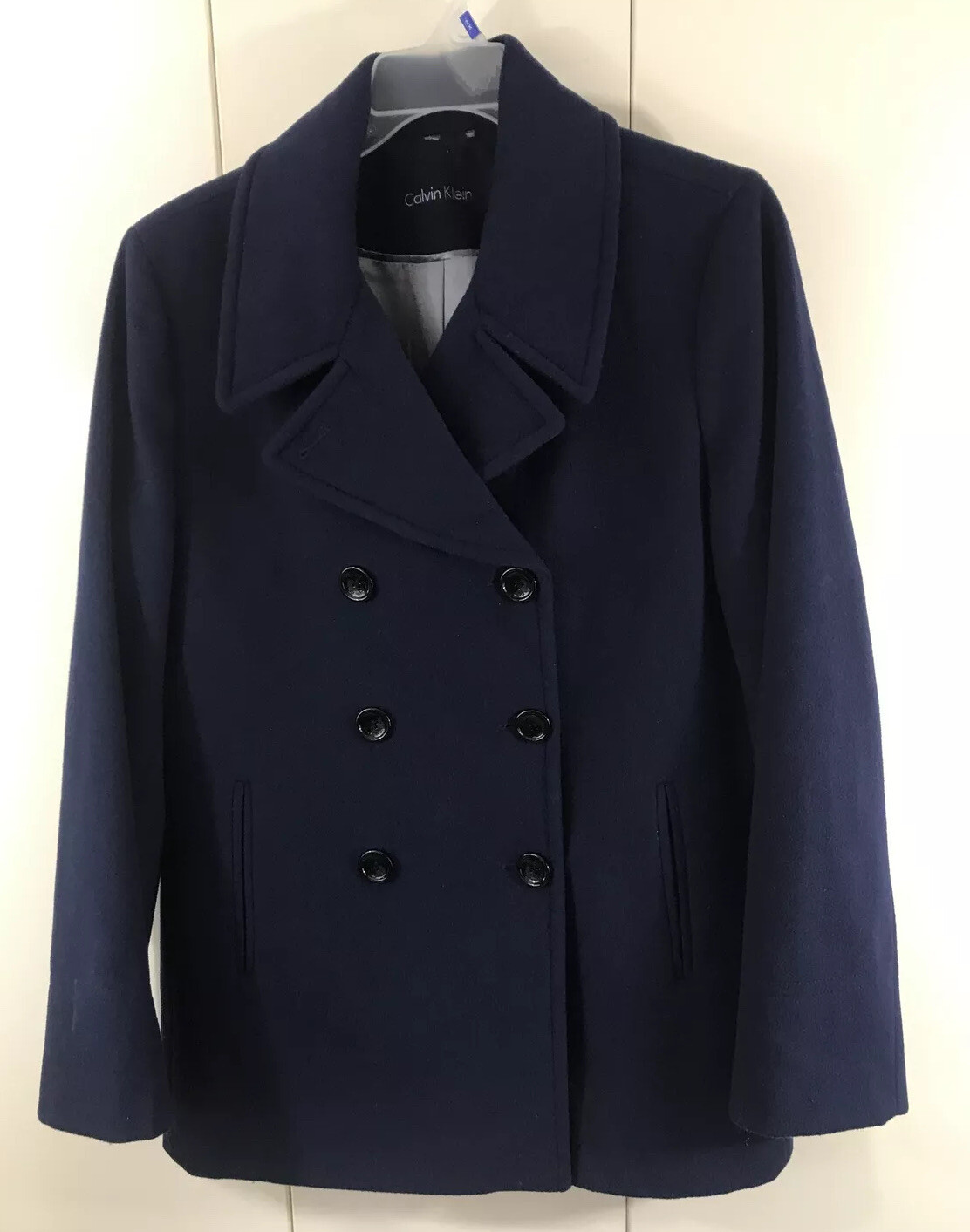 Navy Blue Pea Coat Size 