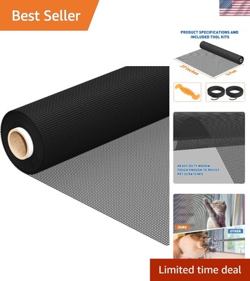 Lightweight, Easy-Clean 37'' Pet Proof Window Screen Roll for All Seasons