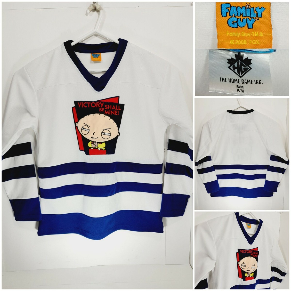 The Family Guy Stewie Victory Shall Be Mine S/M Hockey