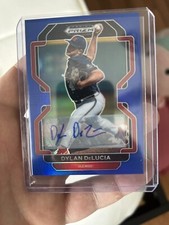 2022 Panini Prizm Draft Picks Dylan Delucia /99 Blue Cleveland Guardians 