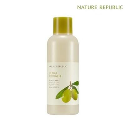 NATURE REPUBLIC Ultra Hydrate Olive Toner 180ml Moisturizing Toner K-Beauty NEW