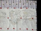 Vintage Hand Made Reversible Baby Blanket Light Quilt Farm Animals Teddy Bear — photo 3