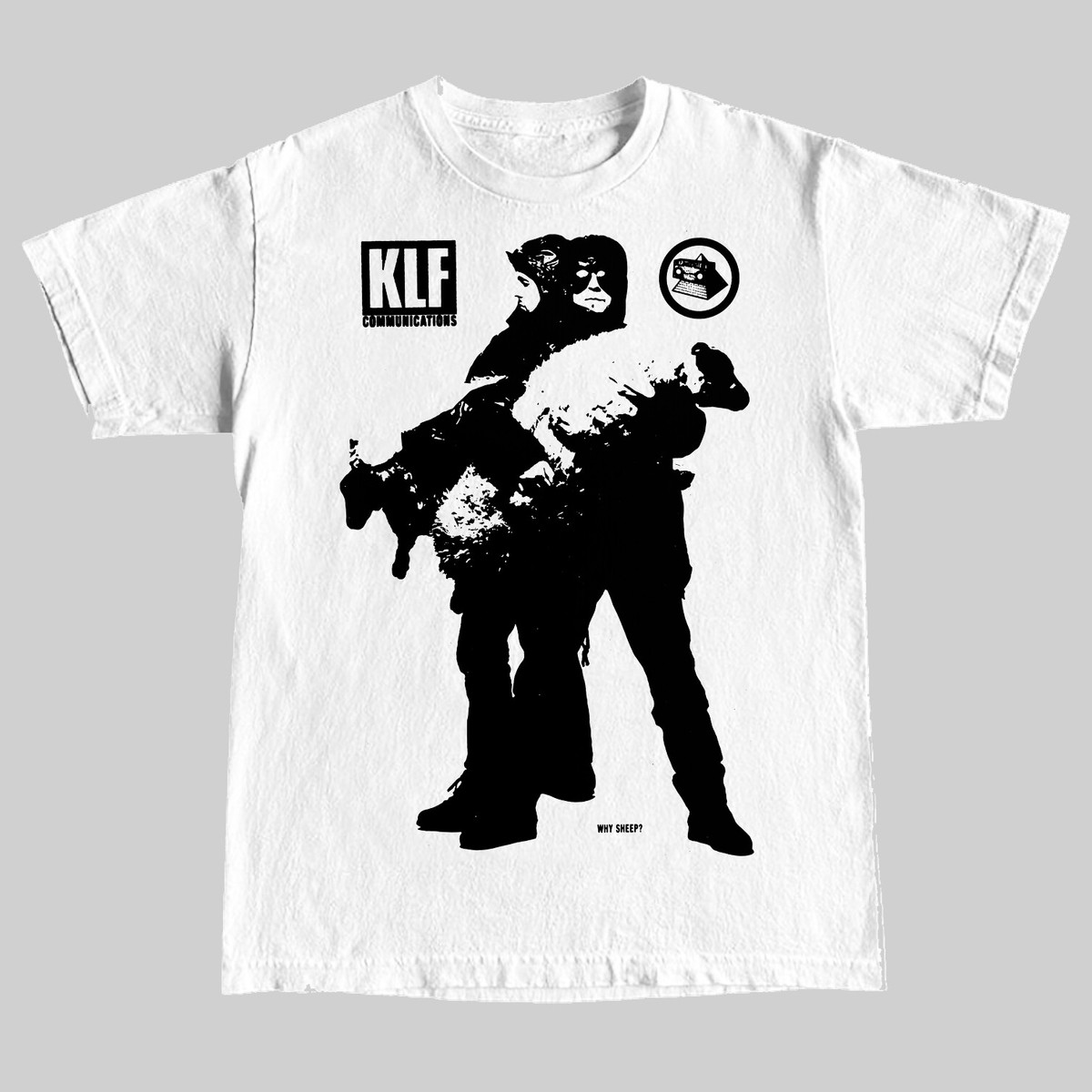 the KLF 'Why Sheep?' T-Shirt (The White Room) | eBay