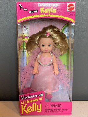 1998 Mattel Adventured With Li'L Friends of Kelly Dress-Up Kayla