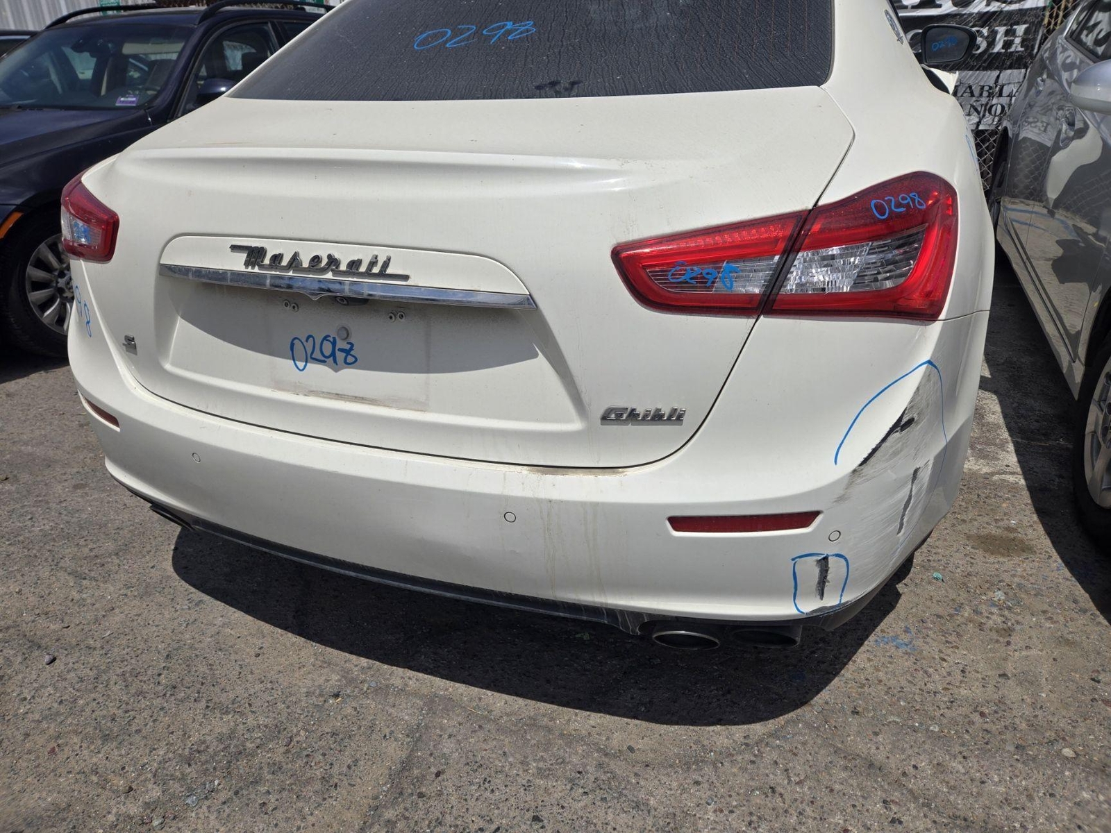 Left Front Door Glass Dual Glass MASERATI GHIBLI S 17 3.0L RWD