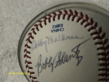 Bobby Shantz Autographed Baseball # B w/COA