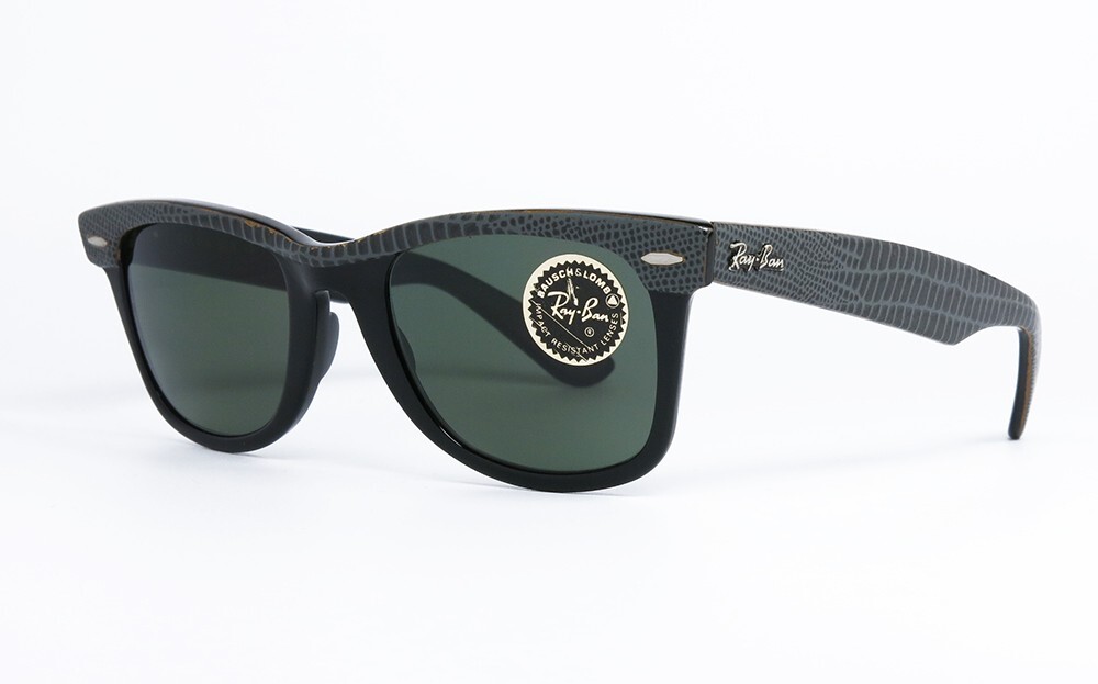 小物 Vintage Wayfarer Ray-Ban Bausch & Lomb VINTAGE SUNGLASSES RAY BAN WAYFARER LEATHERS BAUSCH LOMB G-15 B&L