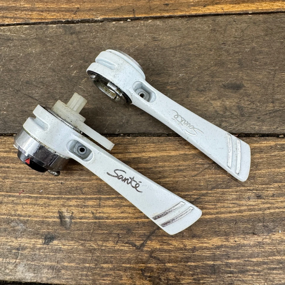 Винтажный Shimano Sante переключатели SL-5000 белый запчасти вниз трубка пайка на A5 - Изображение 2 из 4