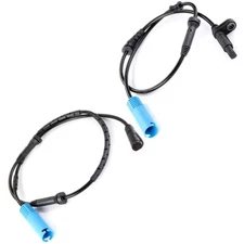 2 Front Rear ABS Wheel Speed Sensor for 2002-2008 Mini Cooper Pair Set