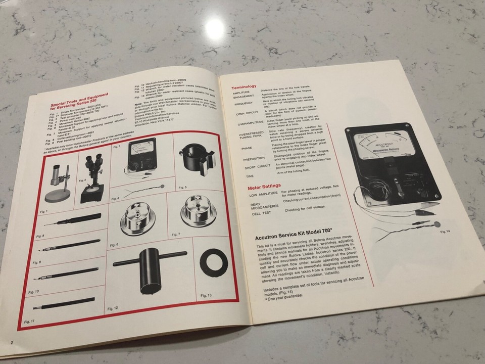 Accutron 230 Service Manual | eBay