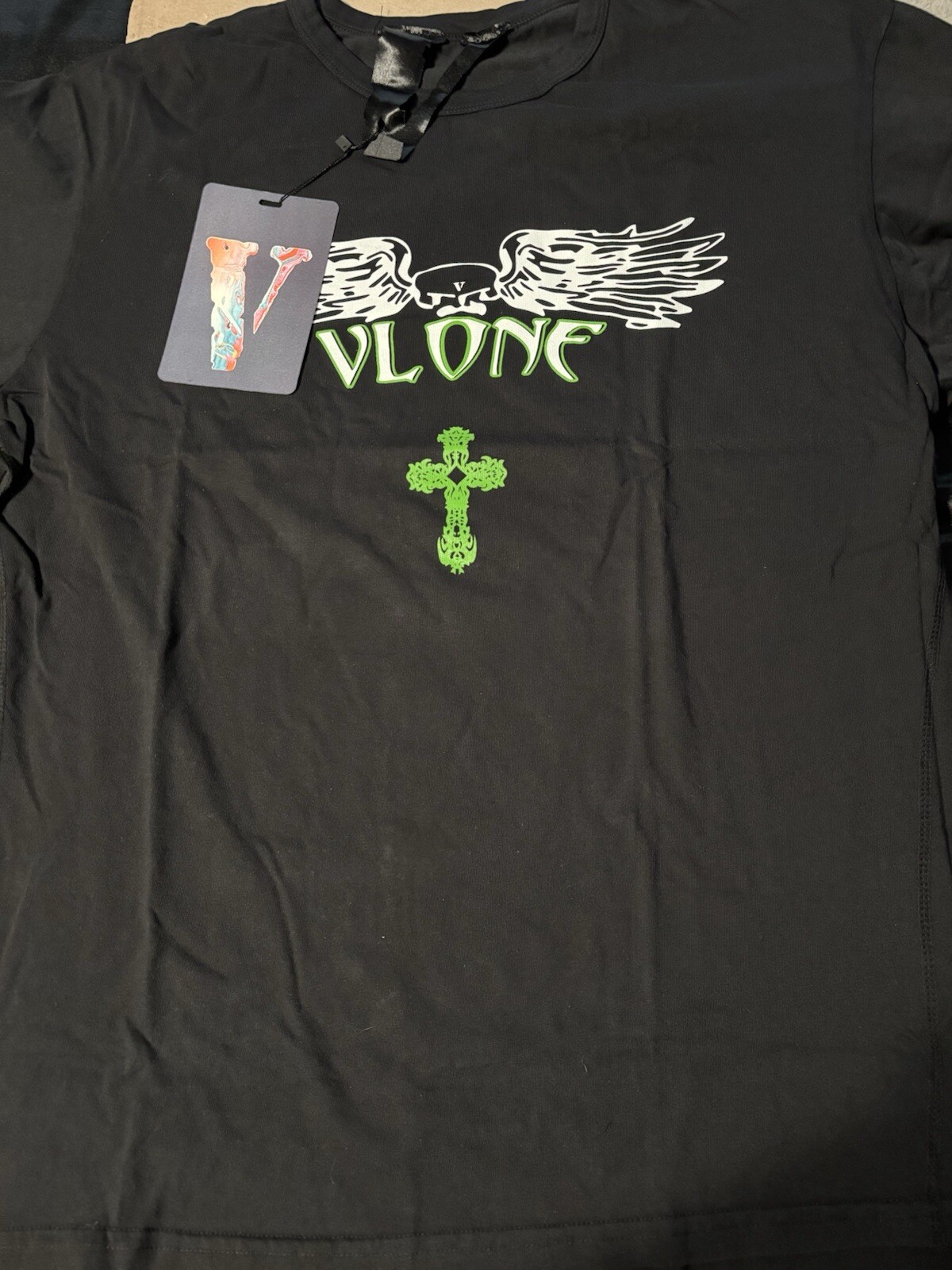 Vlone Support T-Shirt ‘Black’ Size Xxl