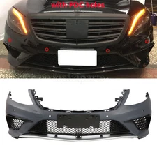 S63 Style Front Bumper Kit W/PDC for Mercedes Benz S-Class W222 2014-2017