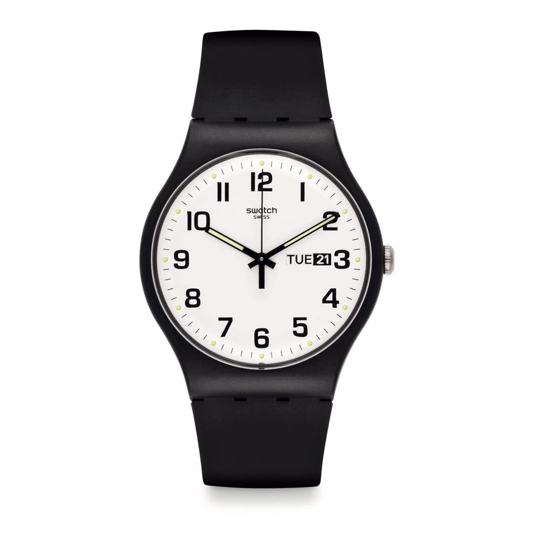 Swatch ブラック AG1994 Swatch Watch Swatch TWICE AGAIN Classic SO29B703 Black | eBay