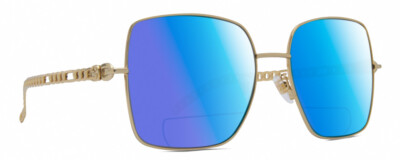 Gucci GG0724S Women Designer Polarized BIFOCAL Sunglasses Gold