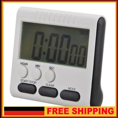 5pcs Magnetic Large LCD Digital Kitchen Timer Alarm Count Up Down Clock