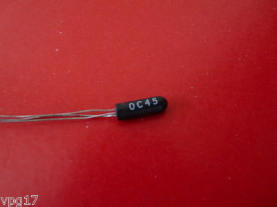OC45 TRANSISTOR MULLARD NEW OLD STOCK TESTED HFE 21 to HFE 49 LECKAGE 00 1PC