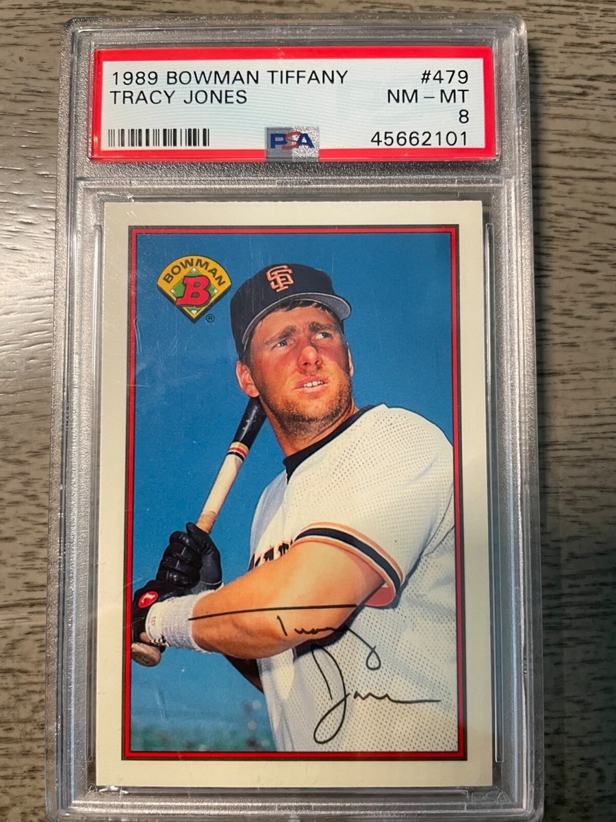 1989 Bowman Tiffany Baseball Card #479 Tracy Jones San Diego