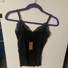 Only Hearts Slip Black Stretch Short Lingerie Nightie Womens S