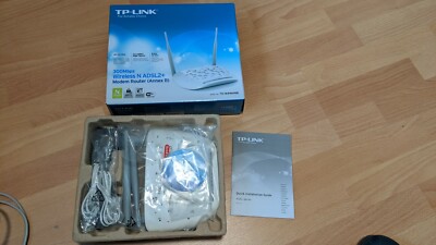TP-Link TD-W8961NB ADSL2+ Annex B Router WLAN-Modemrouter 300Mbps OVP 