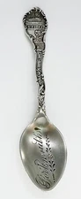Antique Sterling Silver Shepard Mfg. Co. Portsmouth New Hampshire Souvenir Spoon