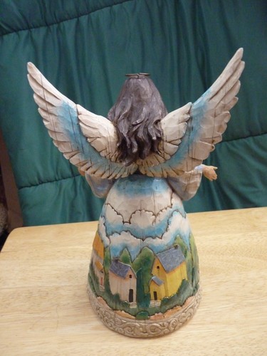 Watcher of Villages and Valleys by Jim Shore, Angel Town Scene - Picture 4 of 10