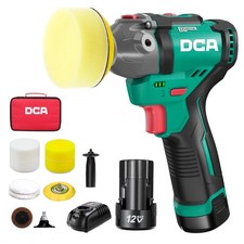 Mini Polisseuse sans Fil 12V, 75mm Mini Polisseuse Voiture Sans Balais et 50m...