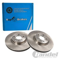 2X Rap Brakes Bremsscheiben 300Mm BelÜFtet Vorne Passend FüR Ford Mondeo | R-D00