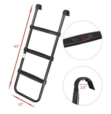 Children  s Trampoline Ladder Wide Steps Anti-Slip Safety Accessory