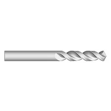 Dormer A92027/64 Screw Machine Drill Bit, 27/64 In Size, 130  Degrees Point