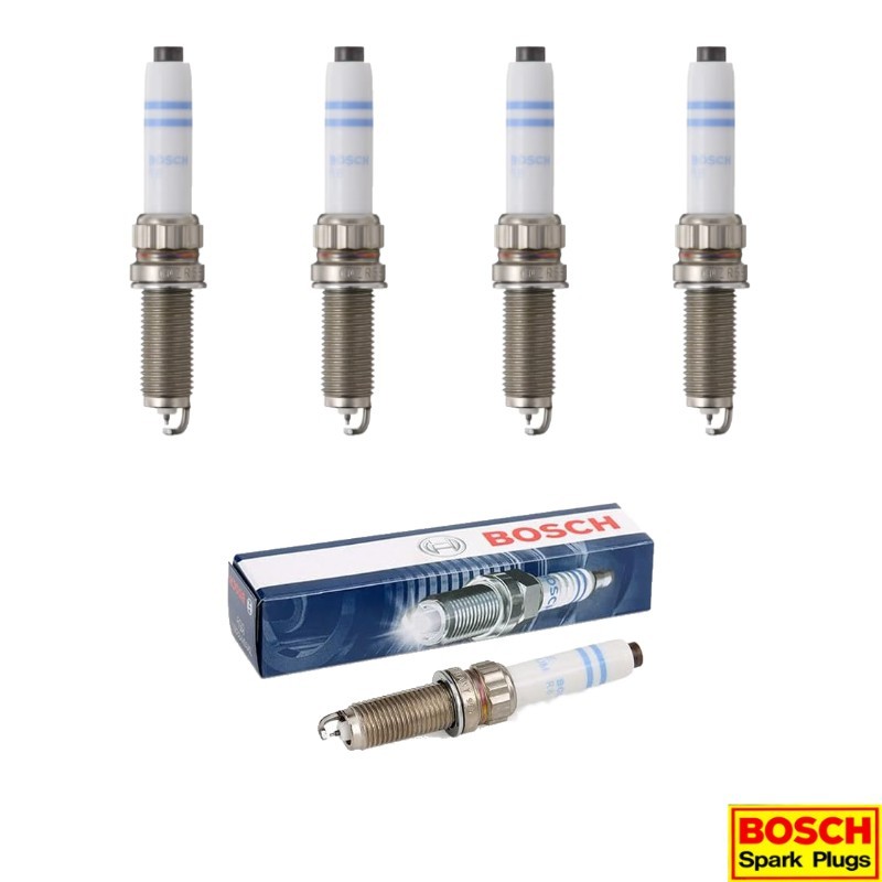New Set of 4 BOSCH Double Platinum Spark Plug for 230i 330i 430i 530e X1 X2 X3